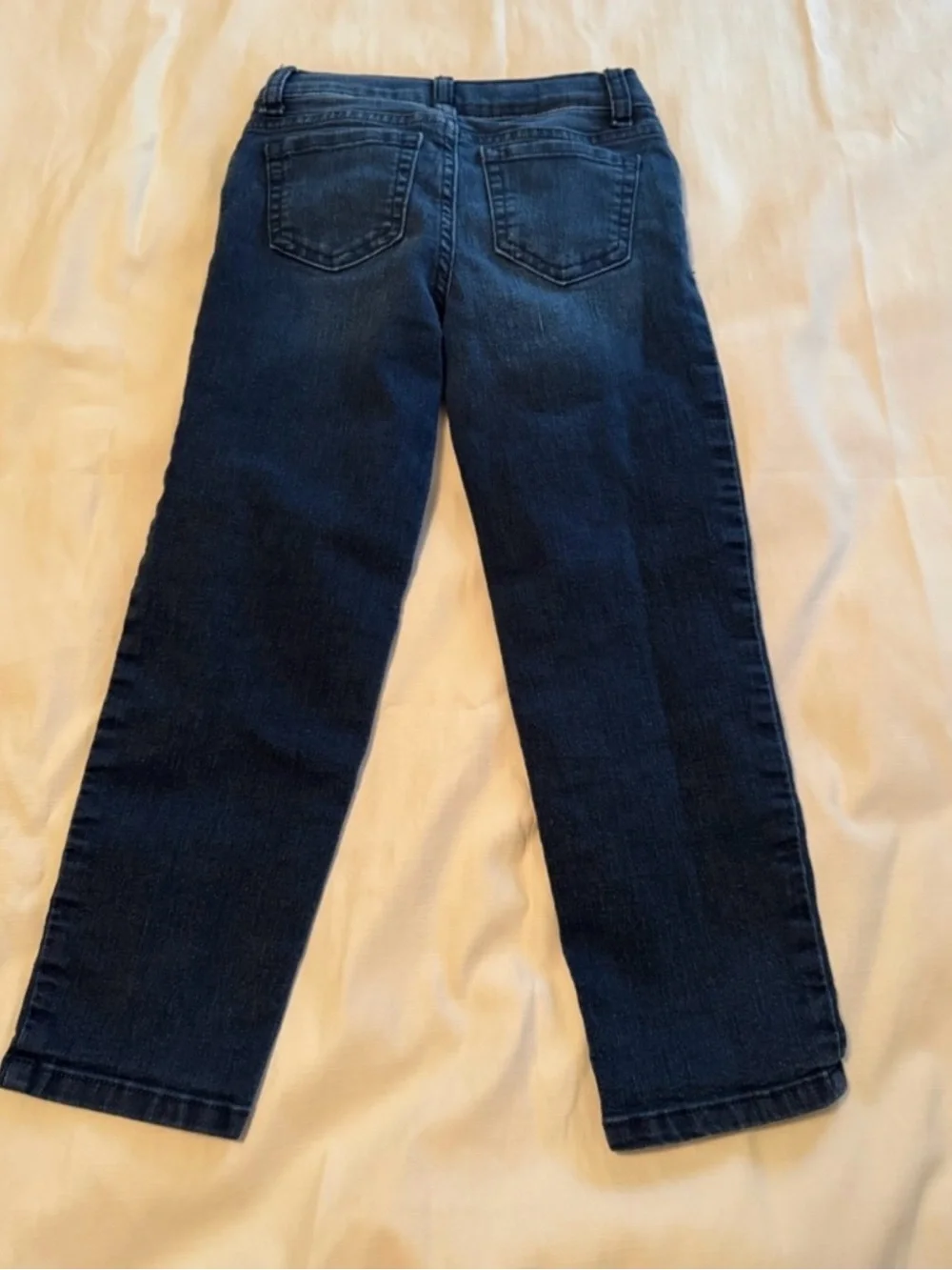 The Children's Place Girls Straight Leg Dark Wash Denim Jeans Size 6